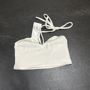 Zara crop top. Goes around neck. Very comfy and stylish.